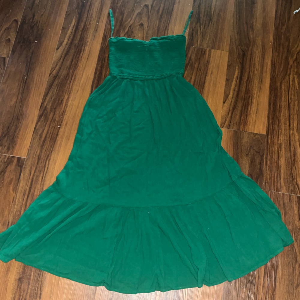 Elegant Green Maxi Dress by aerie